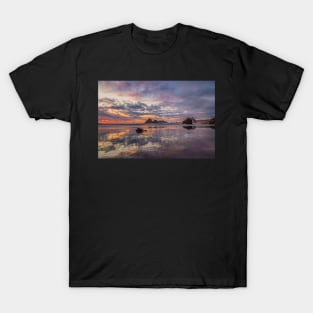 Sunset at Moonstone Beach T-Shirt